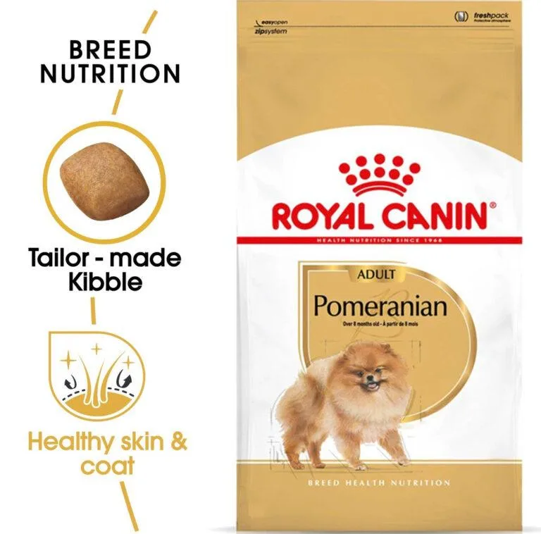 غذای خشک سگ رویال کنین مدل ADULT POMERANIAN وزن 3 کیلوگرم