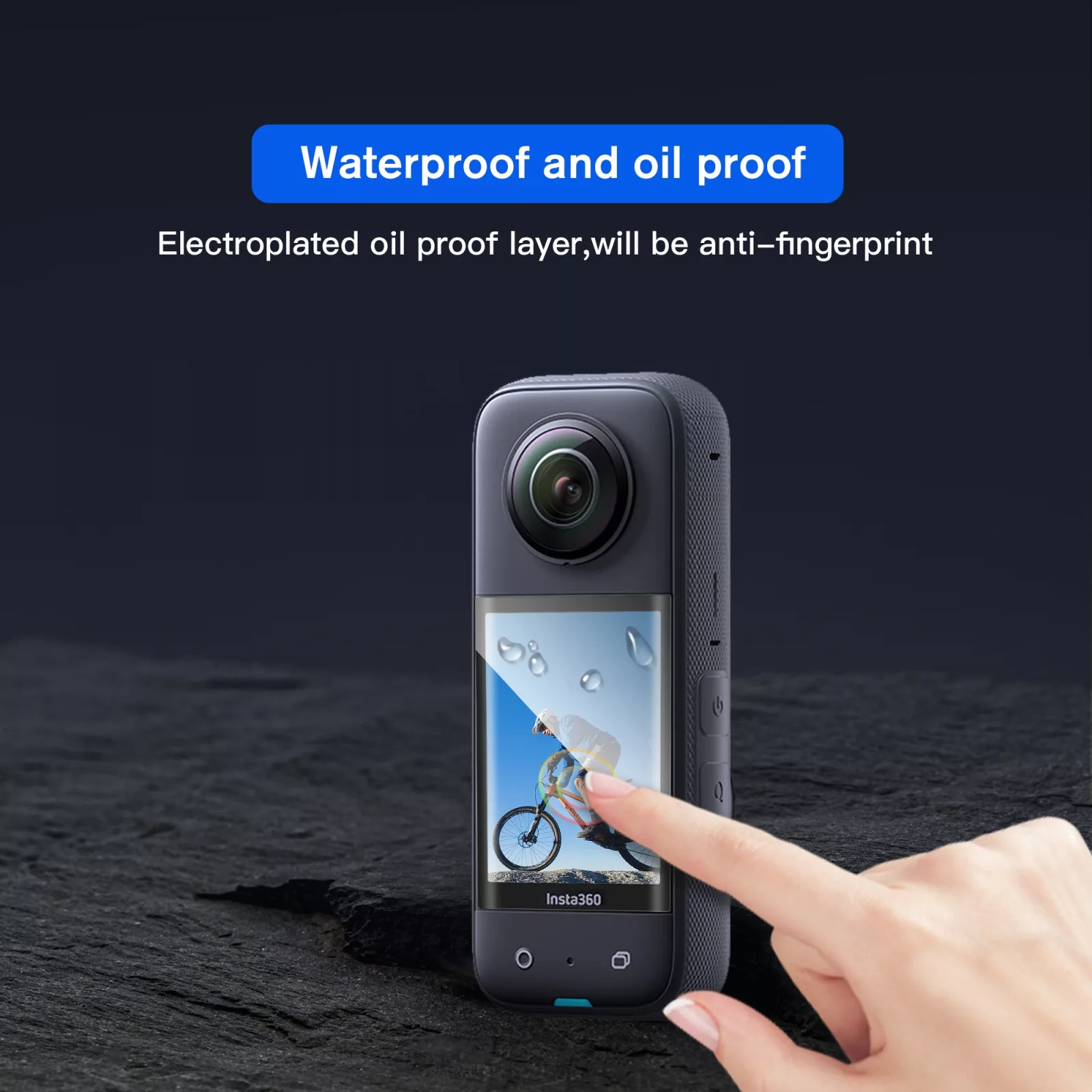 محافظ صفحه نمایش دوربین مدل DCA2129B مناسب دوربین های اینستا 360 X3 مجموعه دو عددی