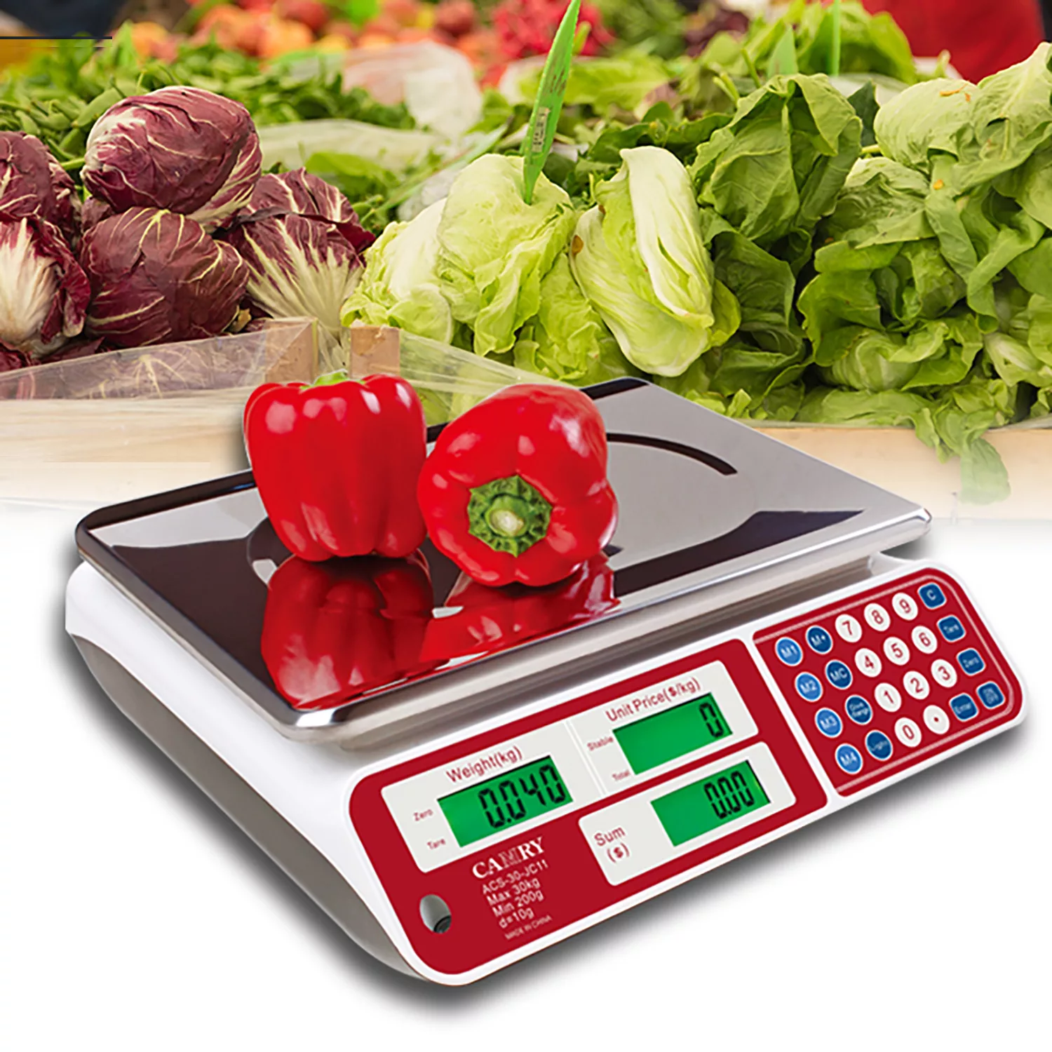 ترازو فروشگاهی کمری مدل JC11-LCD/30kg