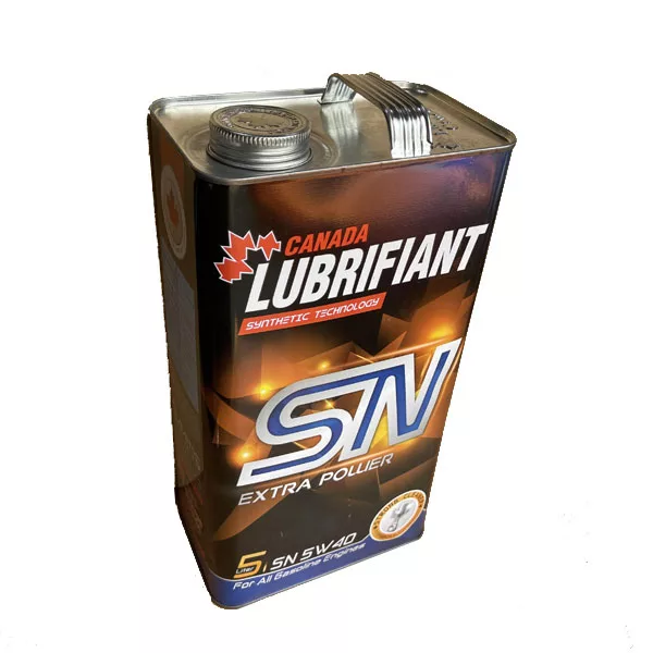 روغن موتور کانادا لوبریفنت مدل 5W40 SN حجم 5 لیتر