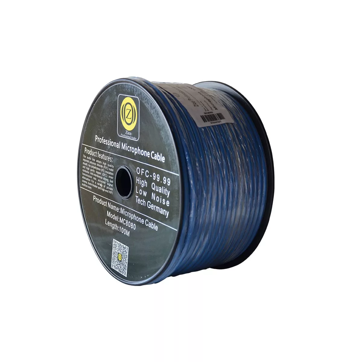 کابل میکروفن زیکو مدل MC-8080 طول 100 متر