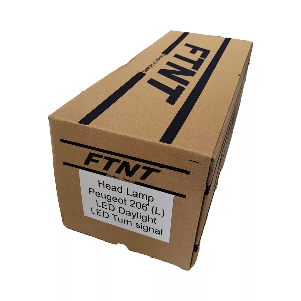 چراغ جلو اف تی ان تی مدل HeadLED مناسب برای پژو 206 بسته 2 عددی