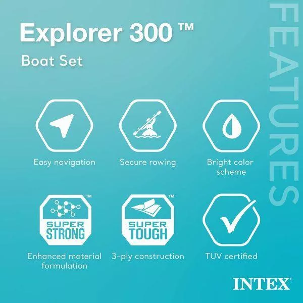 قایق بادی اینتکس مدل Explorer300