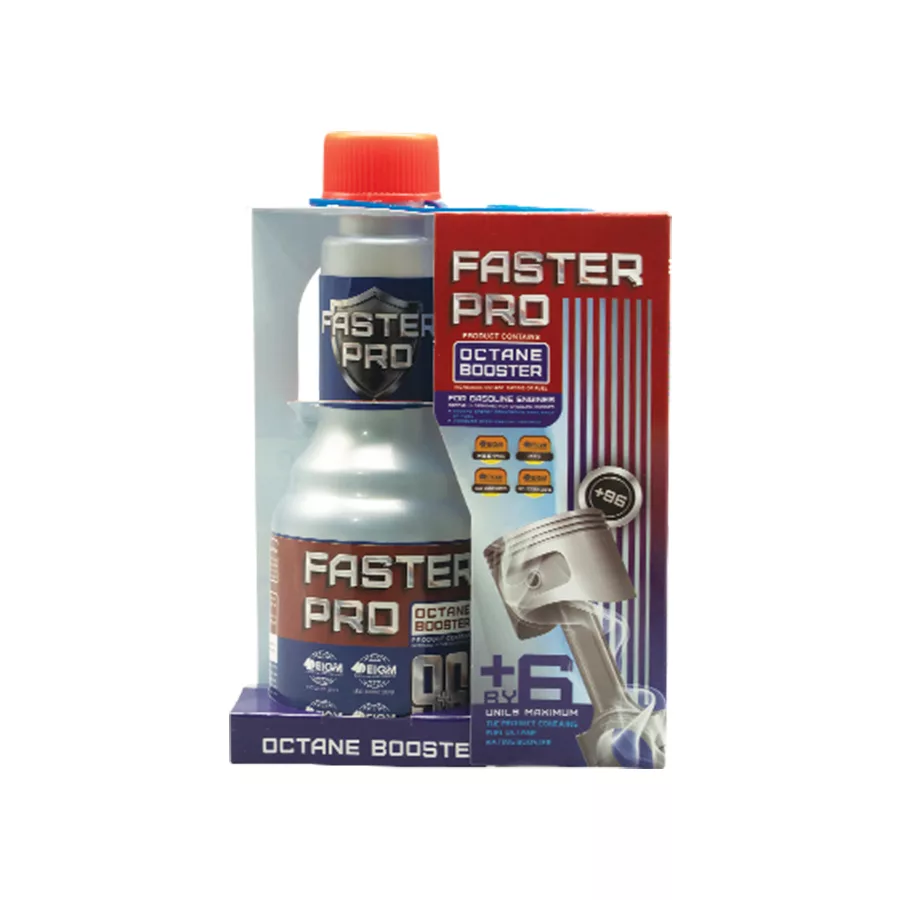 اکتان بوستر و مکمل سوخت خودرو بنزینی فستر پرو مدل 300 حجم 300 میلی لیتر بسته 12 عددی