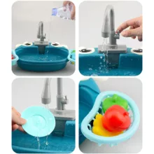 ست اسباب بازی مدل سینک ظرفشویی طرح قورباغه کد 829A