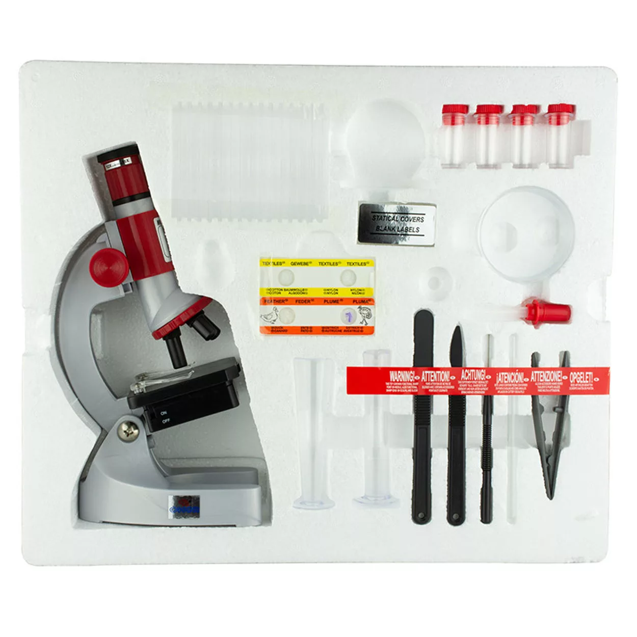 میکروسکوپ کامار مدل دانش آموزی فلزی P71 SET NEW 900X