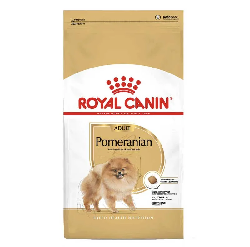 غذای خشک سگ رویال کنین مدل pomeranian وزن 1.5 کیلوگرم
