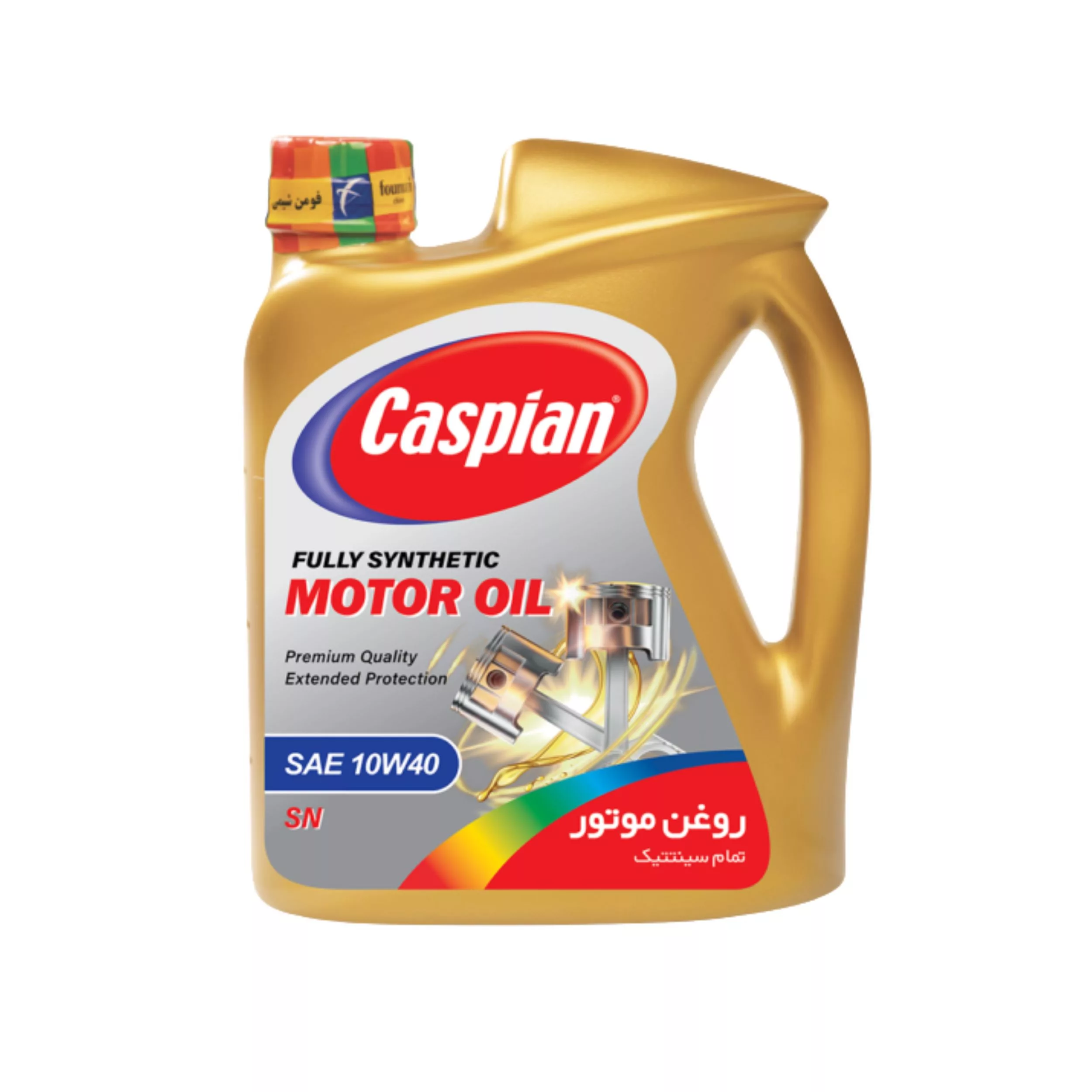 روغن موتور کاسپین مدل 10w40 SNحجم 4 لیتر