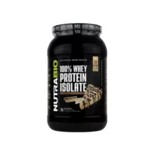 پروتئین وی ایزوله با طعم شکلات کره بادام زمینی نوترابایو – 907 گرم