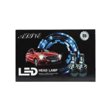 هدلایت خودرو الایو مدل E6 پایه H1 بسته دو عددی