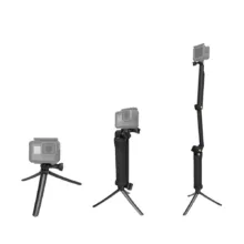 پایه نگهدارنده پلوز مدل 3Way Grip Foldable مناسب برای دوربین ورزشی