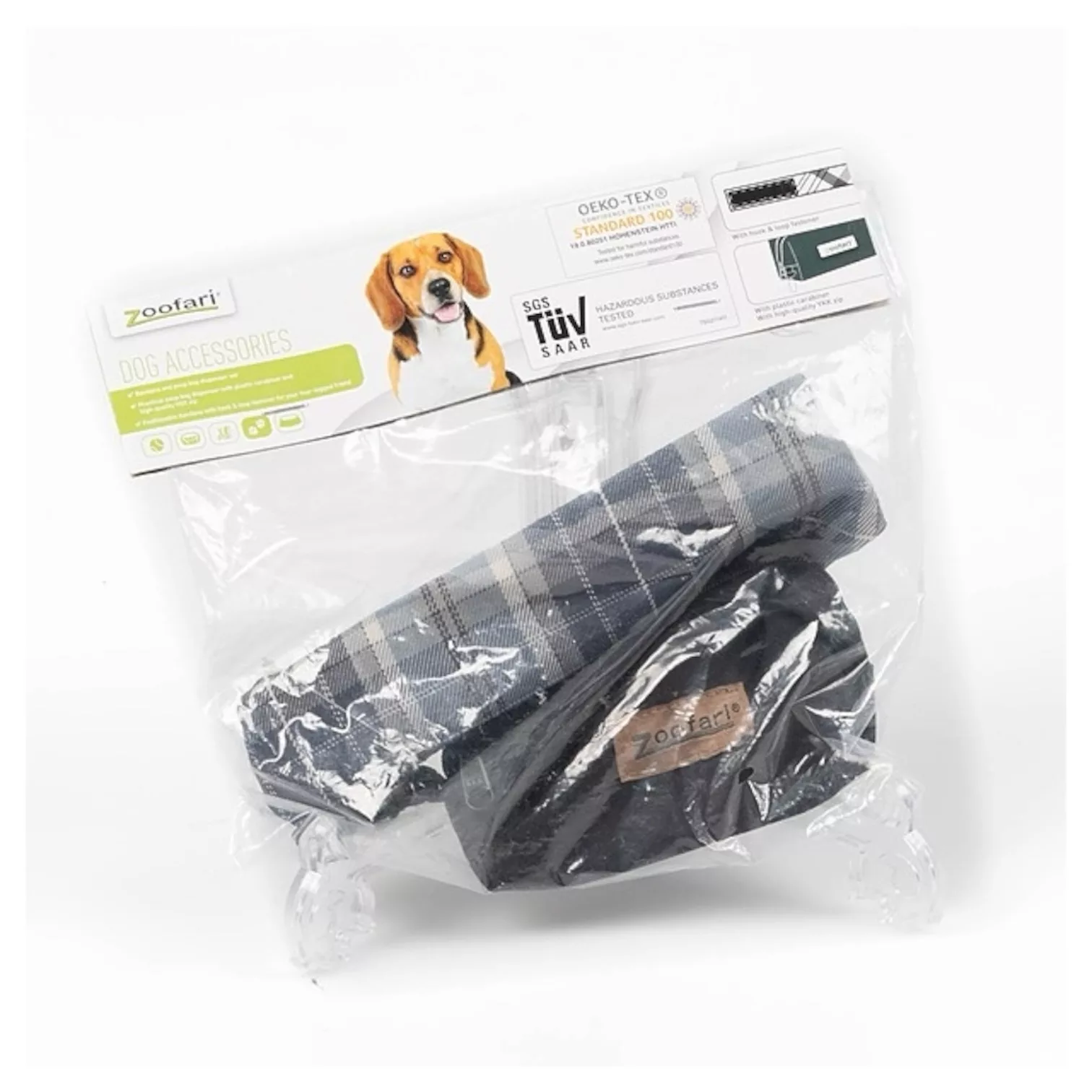 ست دستمال گردن و کیسه خوراکی سگ زوفاری کد A2025