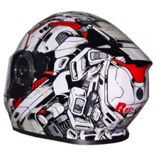 کلاه کاسکت ردلاین مدل فک متحرک عینکدار کد RE_939