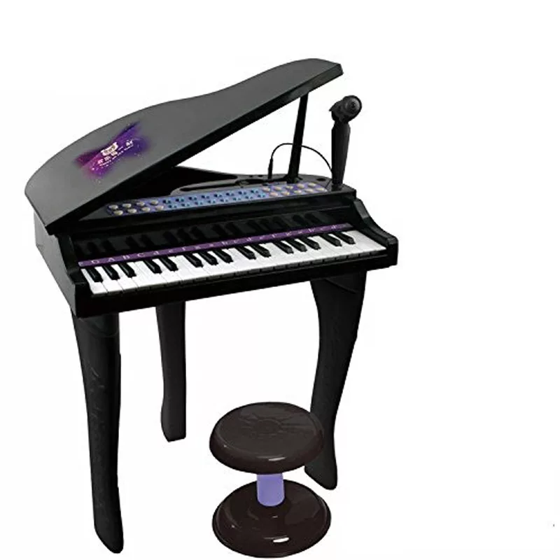 اسباب بازی موزیکال مدل پیانو پایه دار و میکروفون کد 88022