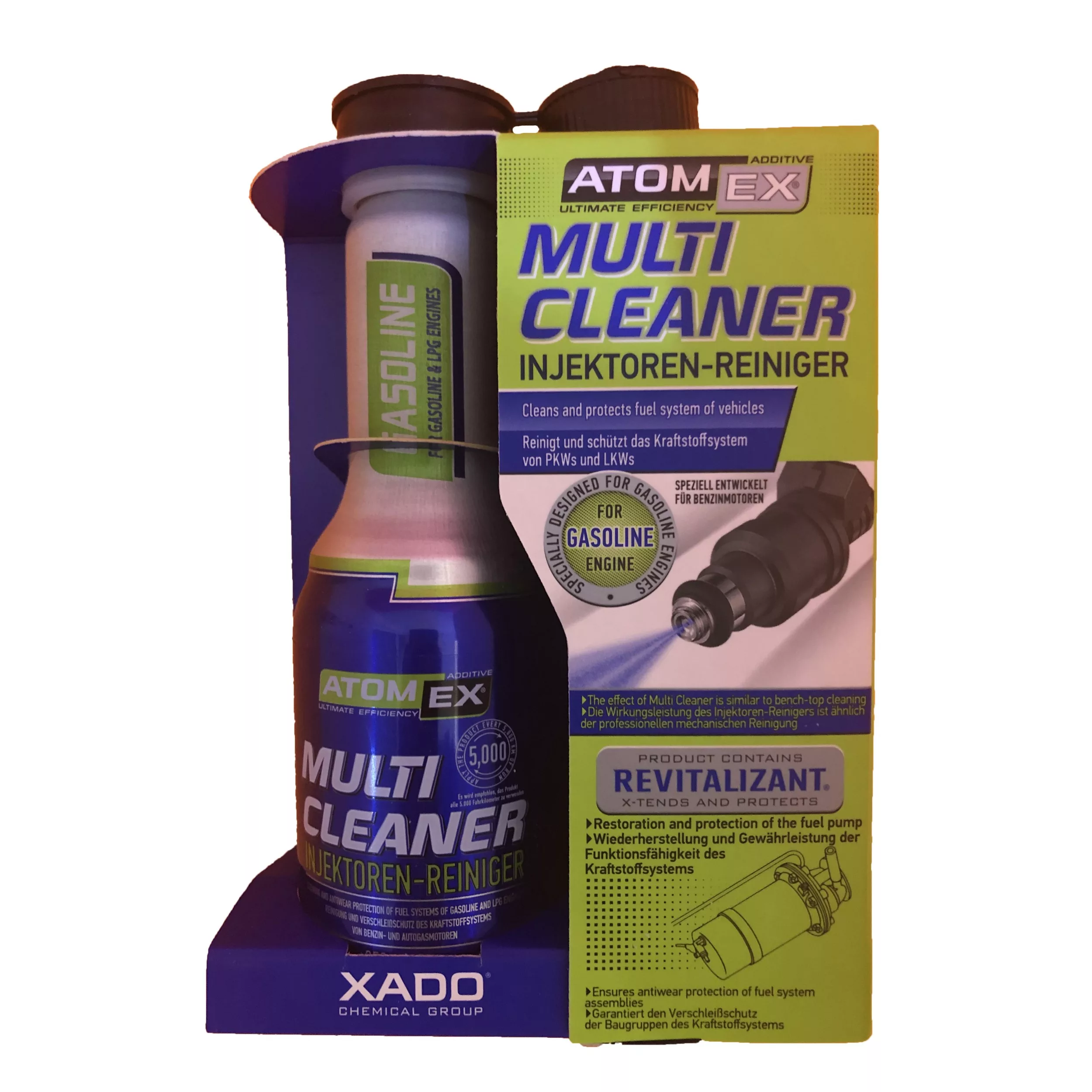 موتور شوی اکسادو مدل توتال فلاش حجم 860 میلی لیتر به همراه تمیزکننده سیستم سوخت و انژکتور و احیاگر اکسادو