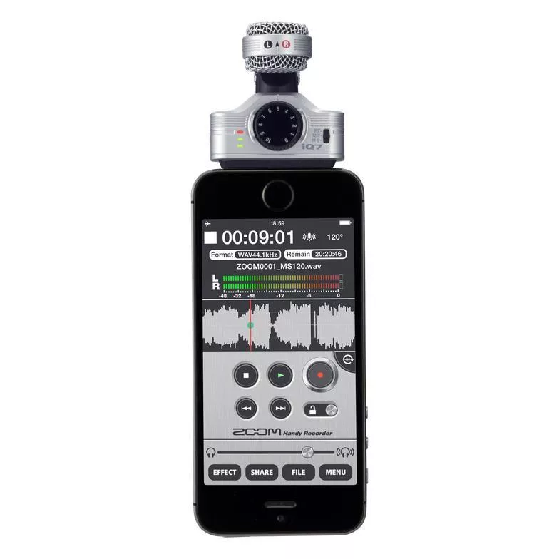 ضبط کننده حرفه ای صدا زوم مدل zoom iQ7