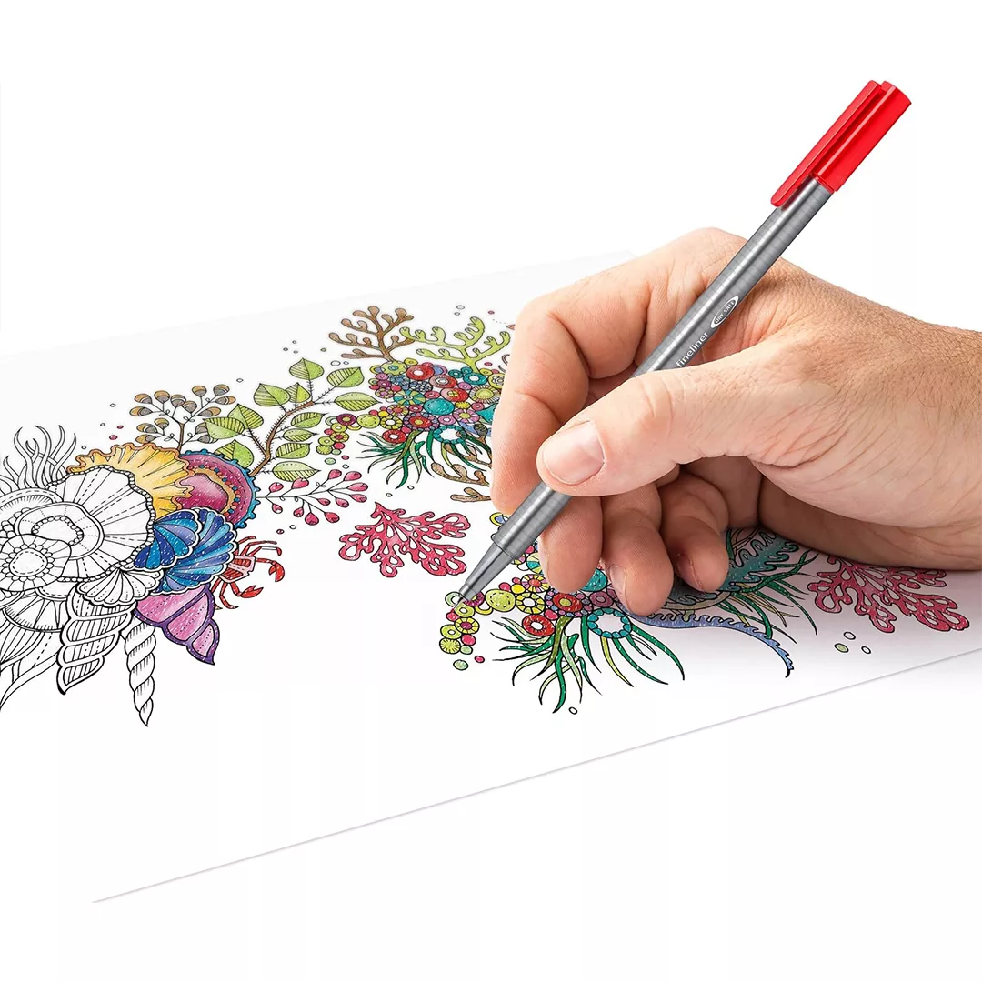 روان نویس استدلر مدل triplus fineliner brilliant colours بسته 48 عددی