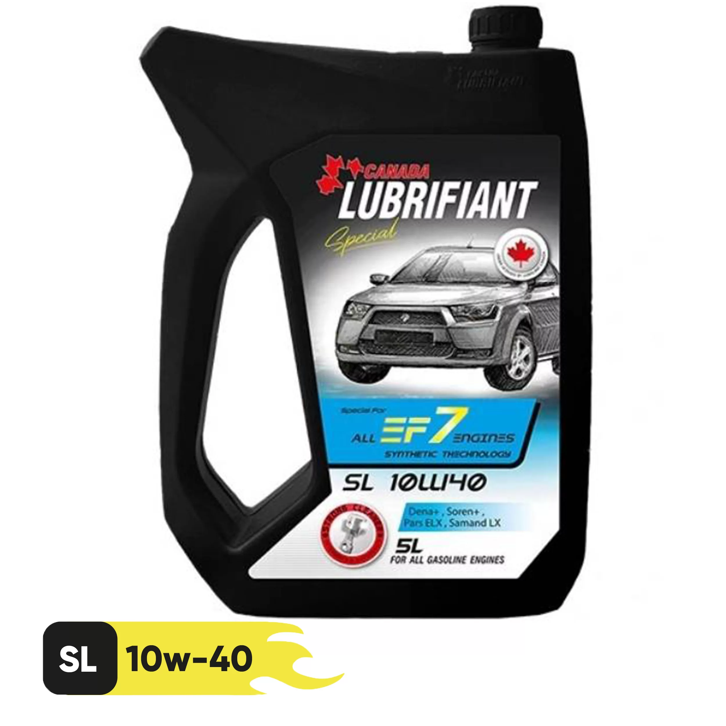 روغن موتور لوبریفنت کانادا مدل EF7 SL 10W40 حجم 5 لیتر