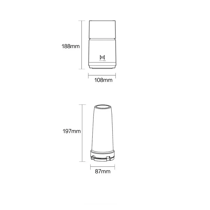 مخلوط کن پینلو مدل PL-L350W1B-01 گنجایش 3.5 لیتر