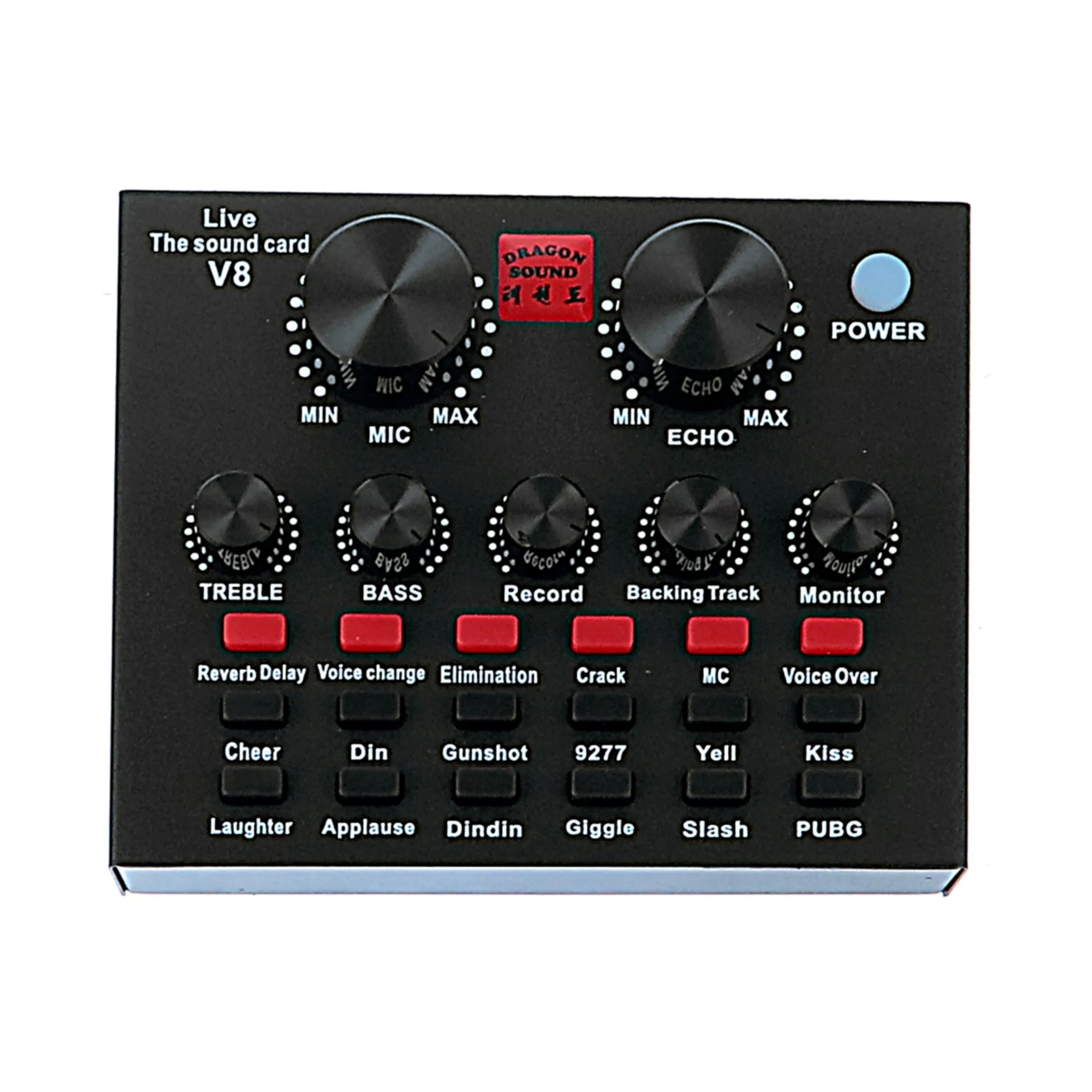 میکروفن استودیویی دراگون ساند مدل BM800 به همراه کارت صدا