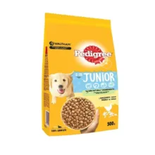 غذای خشک سگ پدیگری مدل Puppy مرغ وزن 500 گرم