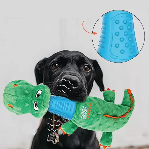 دندانی سگ گیگوی مدل شکارچی TPR طرح کروکدیل