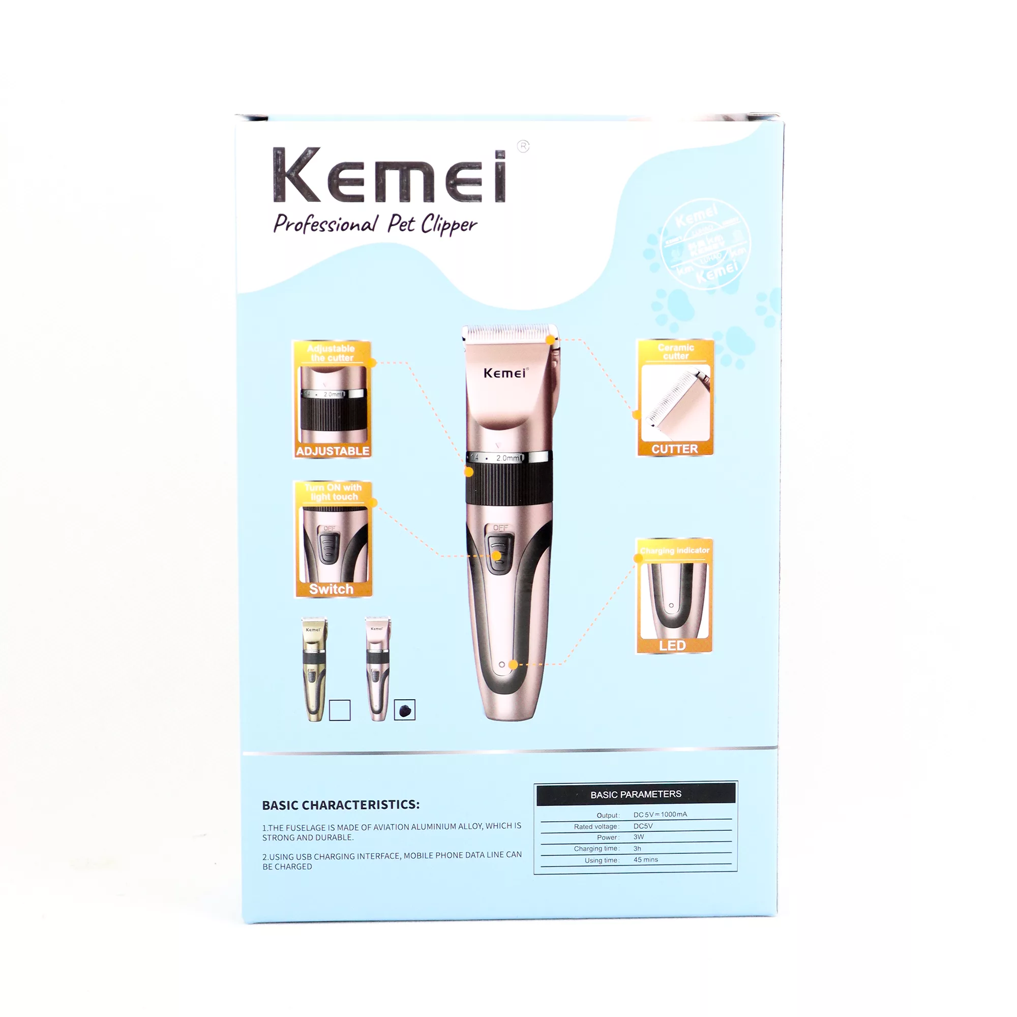 ماشین اصلاح حیوانات خانگی کیمی مدل KM-1056