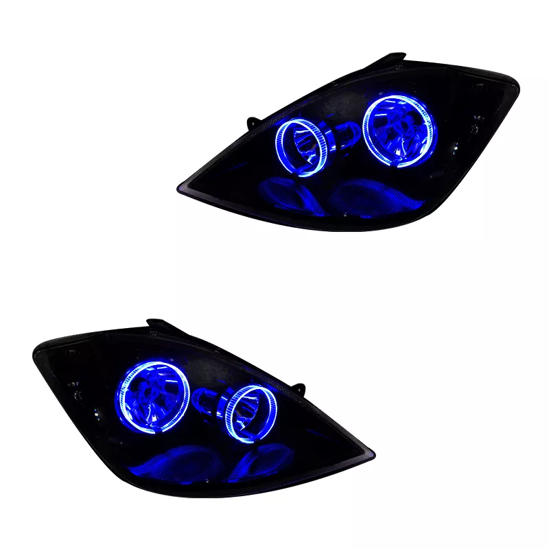 چراغ جلو خودرو گروه پژوهش صنعت مدرن مدل 3D-Ring-B فولکالر مناسب برای تیبا بسته دو عددی