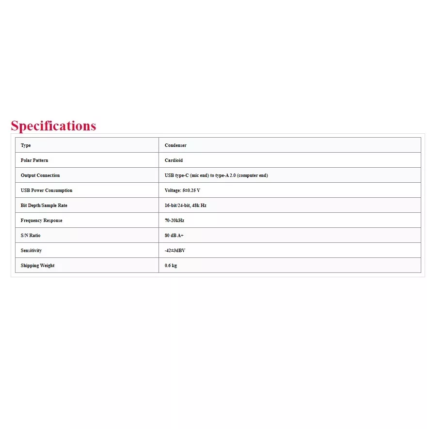 میکروفون استودیویی فای فاین مدل AM6