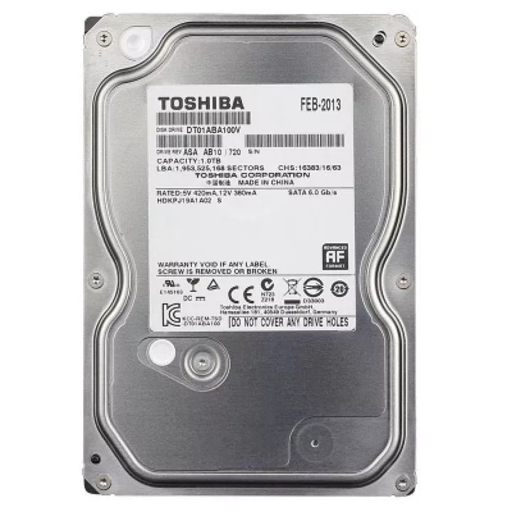 هارددیسک اینترنال توشیبا مدل A100 ظرفیت 1 ترابایت