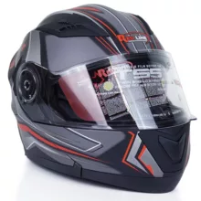 کلاه کاسکت ردلاین مدل فک متحرک عینکدار کد RE-935