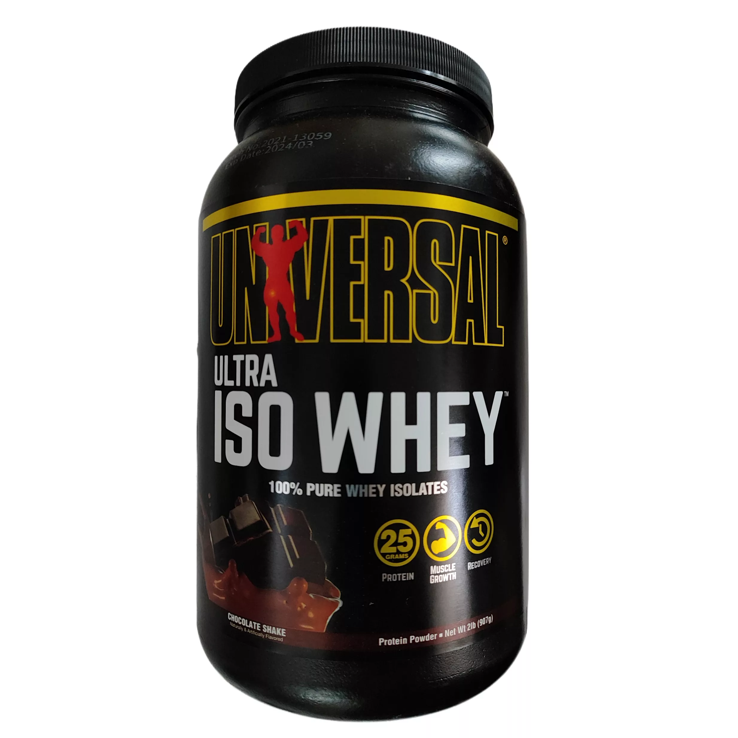 اولترا ایزو وی با طعم شیک شکلاتی یونیورسال - 907 گرم