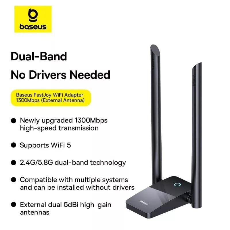 کارت شبکه بی سیم USB بیسوس مدل FastJoy Series BS-OH063