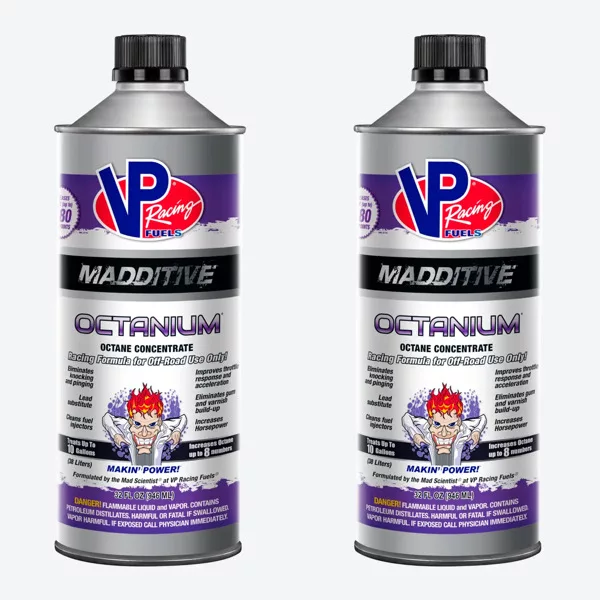اکتان بوستر و مکمل سوخت وی پی ریسینگ مدل OCTANIUM 80.Point حجم 946 میلی لیتر بسته 2 عددی