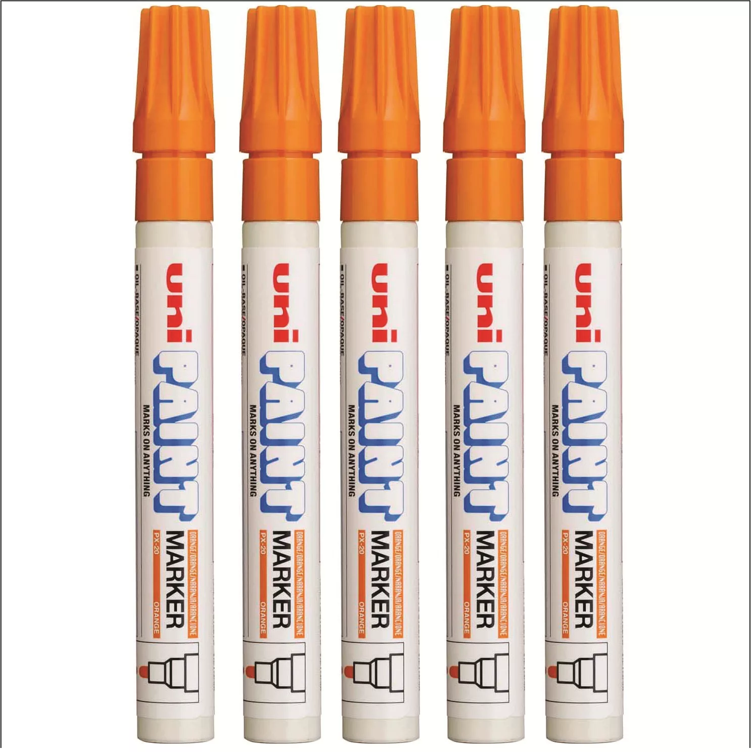 ماژیک چند منظوره یونی بال مدل PX-20 بسته 5 عددی