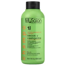 شامپو تقویت کننده مو مای سالن مدل آبرسان مناسب برای موهای خشک و آسیب دیده حجم 500 میلی لیتر