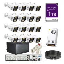 سیستم امنیتی مدل PACK AHD 16 STAR LIGTH – AXESSLINK مجموعه 16 عددی