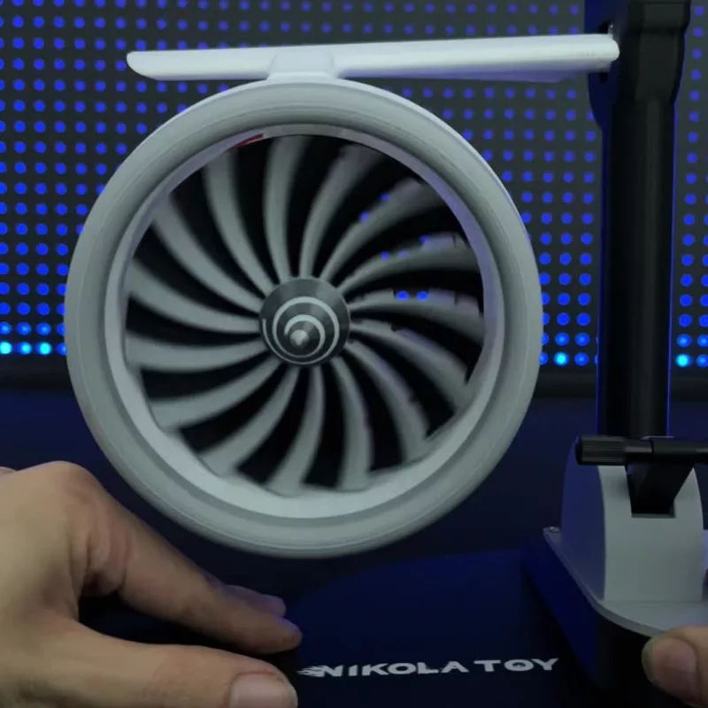 ماکت موتور هواپیما طرح فن USB با مه پاش مدل NIKOLA Toy