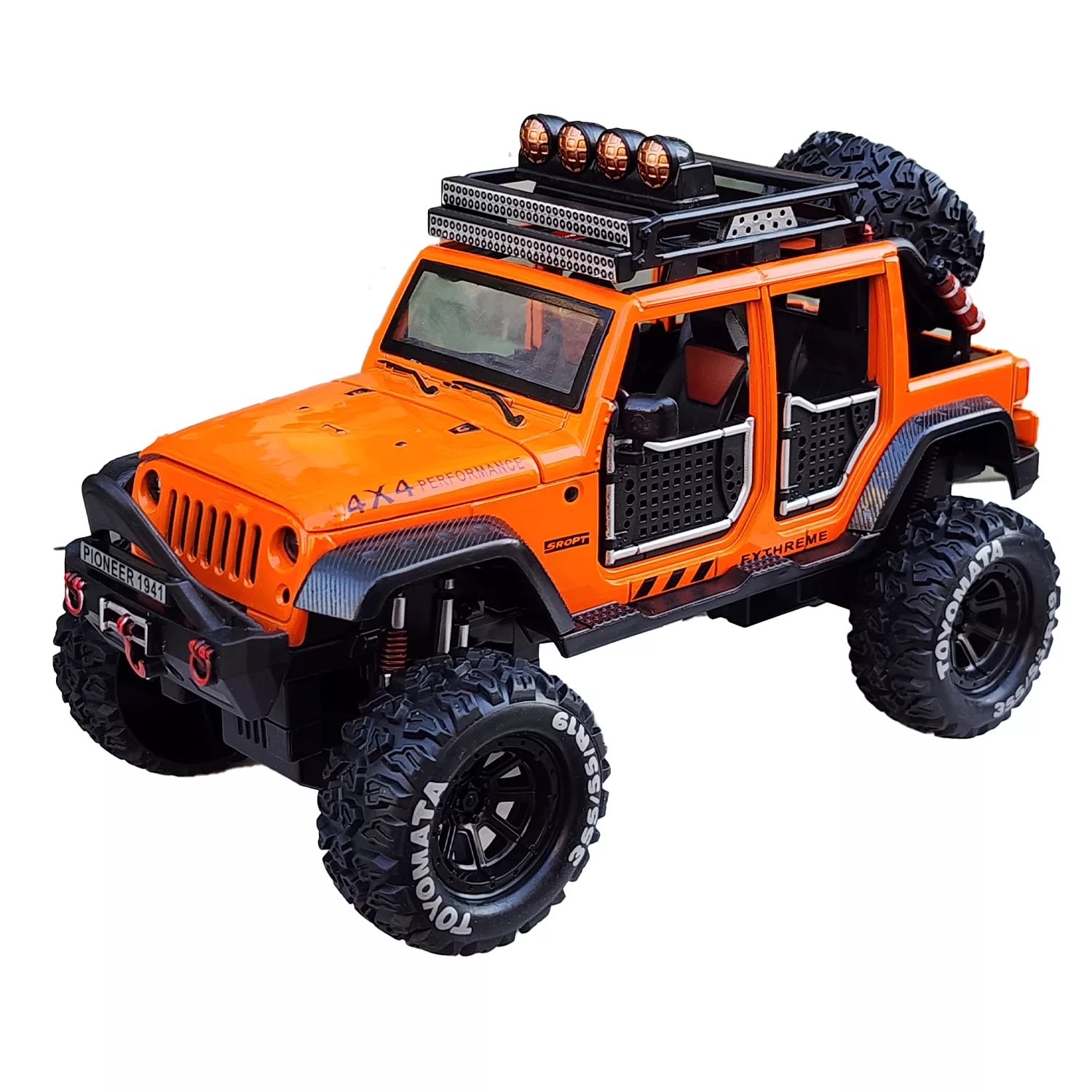 ماشین بازی ناب سل مدل موزیکال چراغ دار Jeep Off Road Wrangle
