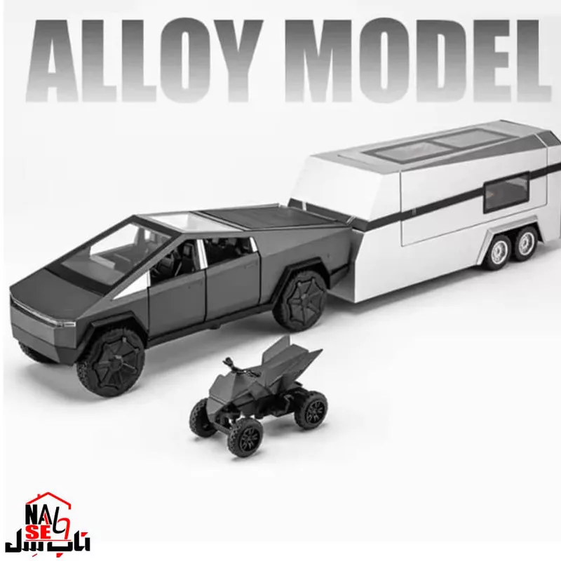 ماکت ماشین ناب سل مدل تسلا سایبر تراک مجموعه سه عددی