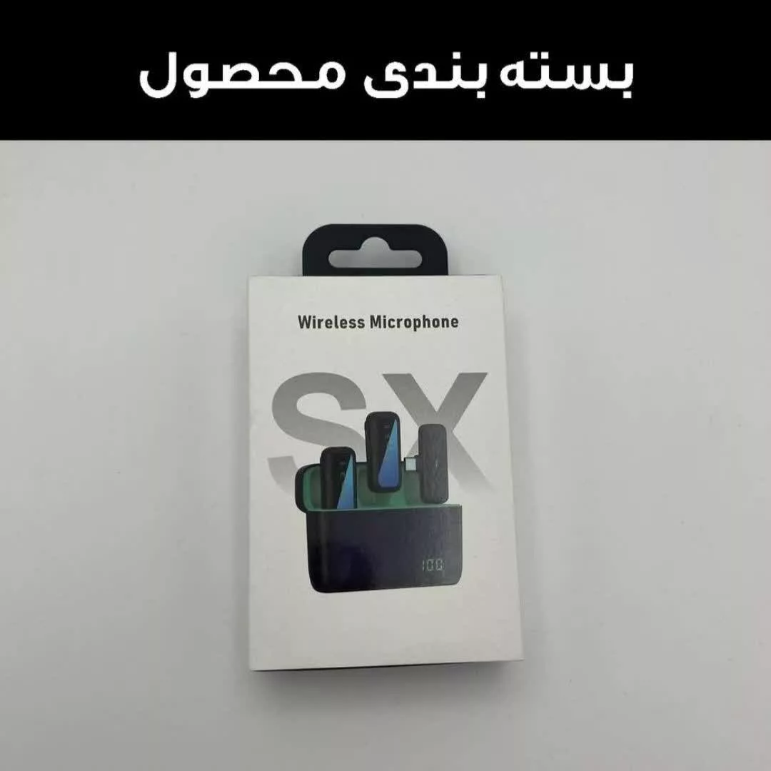 ست میکروفن یقه ای بی سیم مدل answer SX6 dual type-c