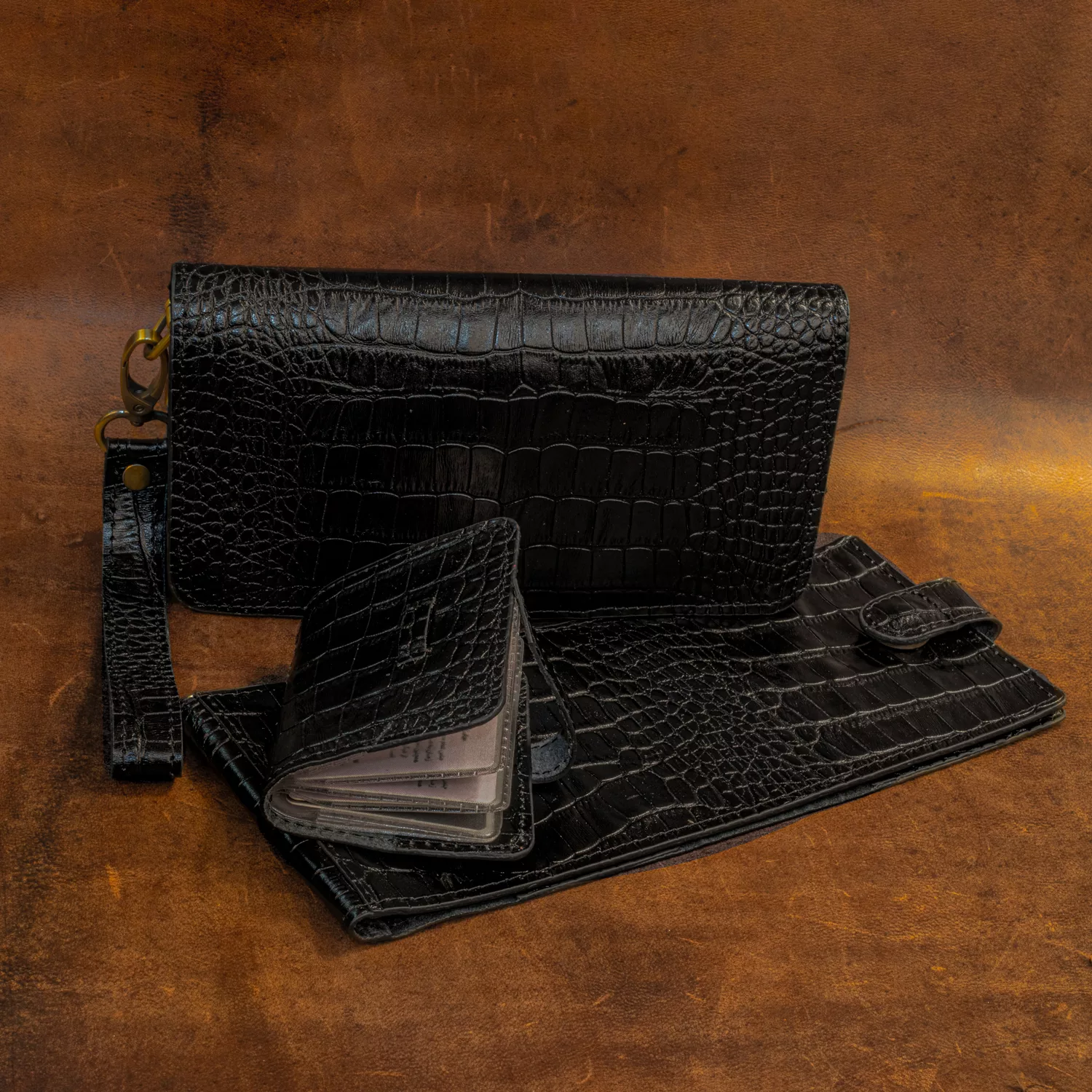 ست هدیه چرم عطارد مدل A06