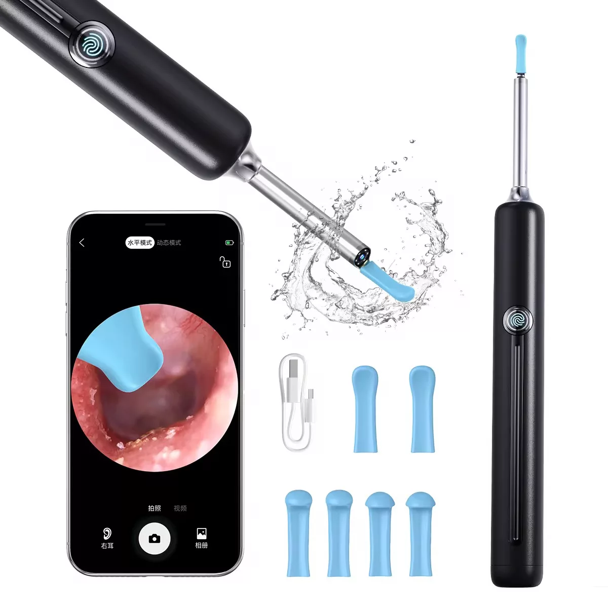 گوش پاک کن هوشمند مدل دوربین دار کد X5