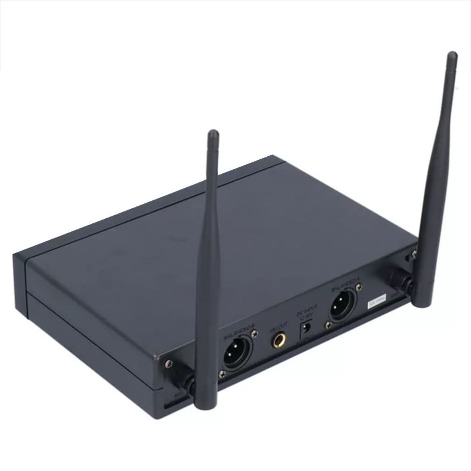 میکروفن بی سیم مدل دو کانال دستی کد TW100