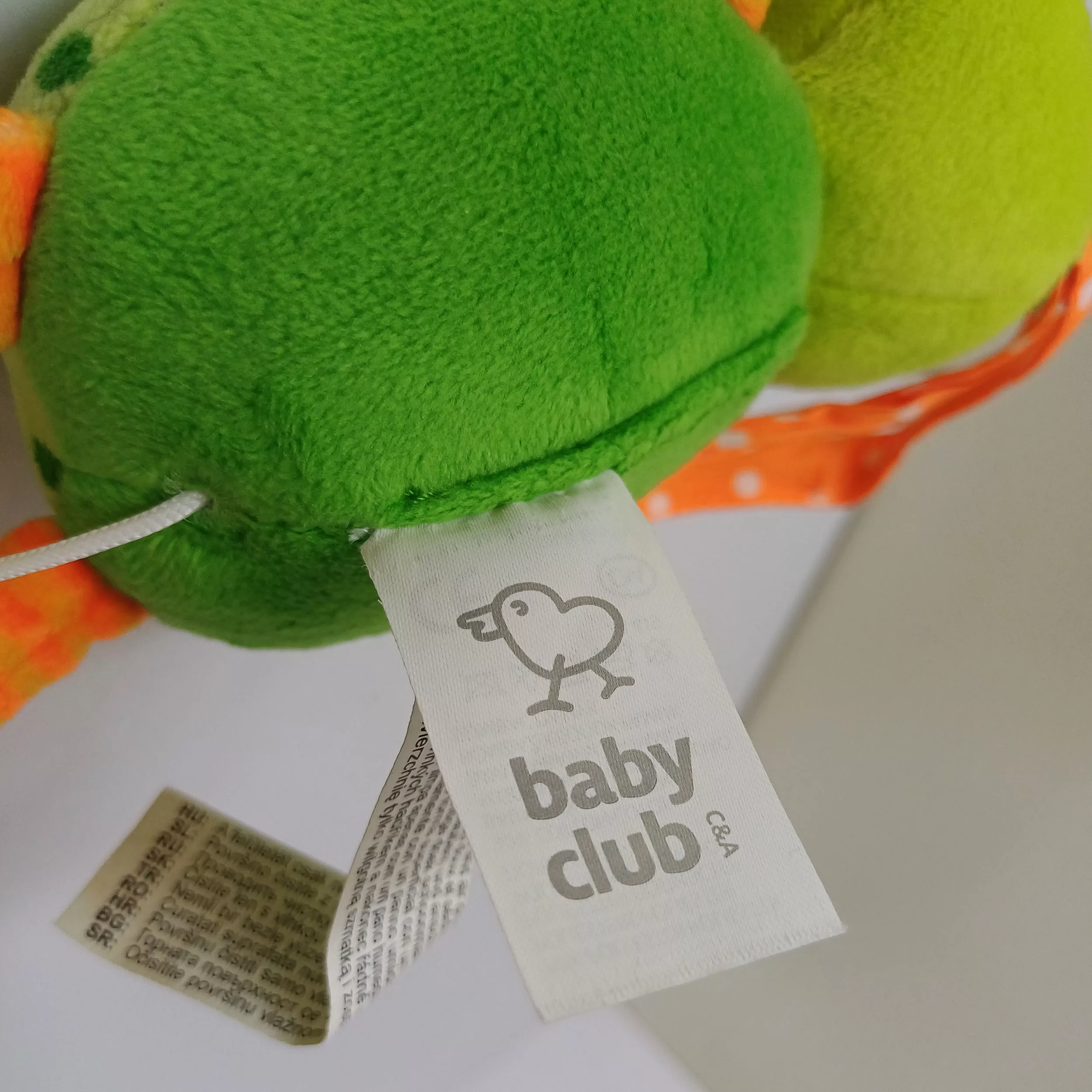 عروسک سی اند ای طرح قورباغه مدل موزیکال ارتفاع 20 سانتیمتر