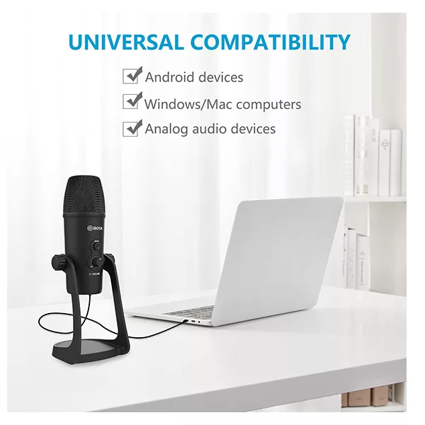 میکروفن رومیزی بویا مدل PM700 PRO با درگاه اتصال Type-C , XLR