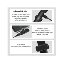 میکروفون بیسیم پلوز مدل PU3150B با درگاه اتصال Type-C