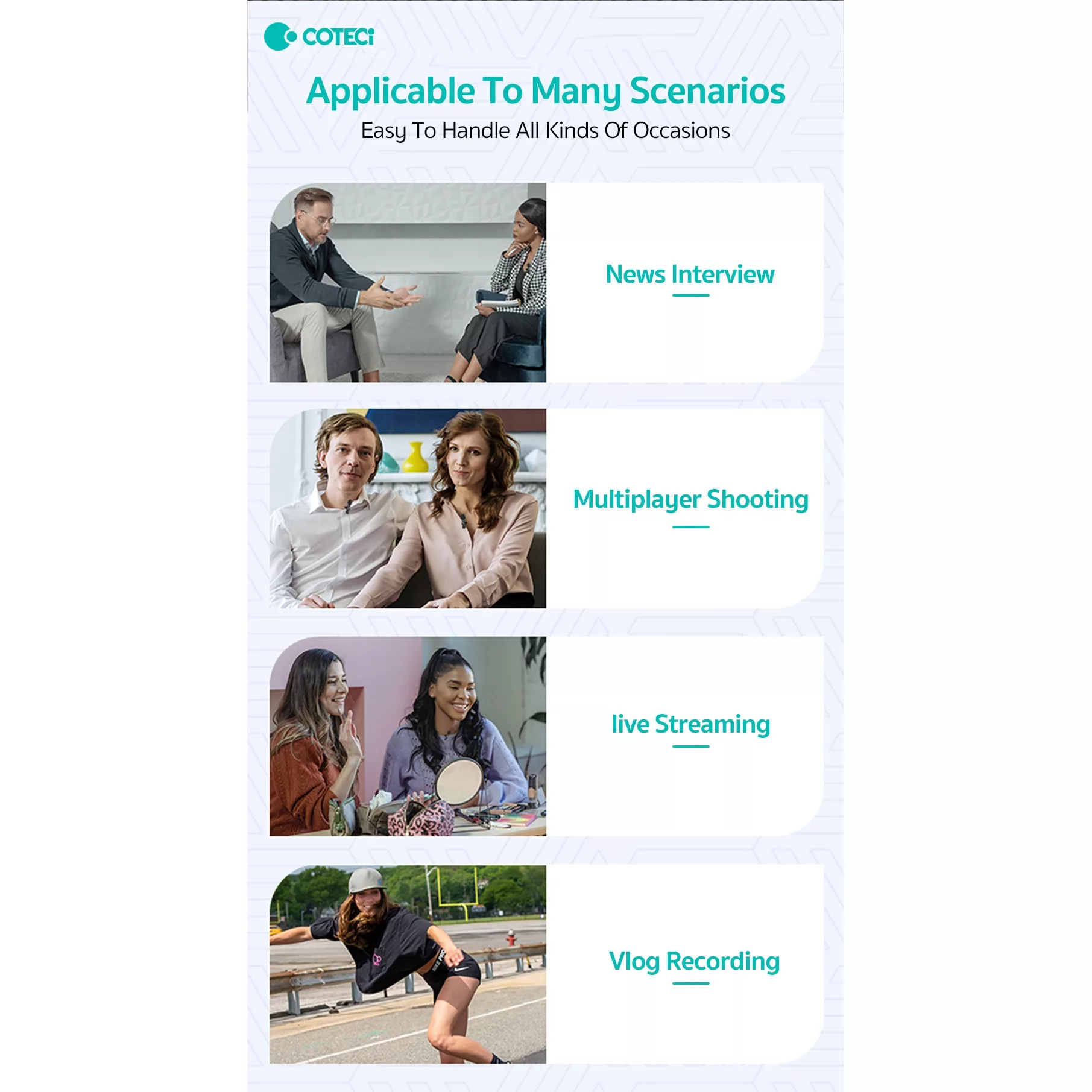میکروفن یقه ای کوتتسی مدل 74005 با درگاه اتصال Type-C