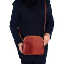 کیف رودوشی زنانه چرم بارز مدل DG81.LIZARD