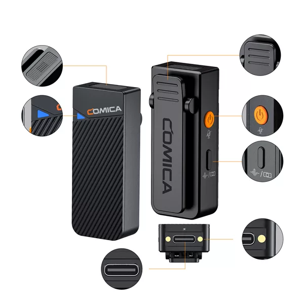 ست میکروفن بی سیم کامیکا مدل Vimo C1